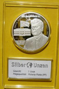 5$ SAMOA 2017 JOHN KENNEDY PREZYDENT USA Ag RZADKA
