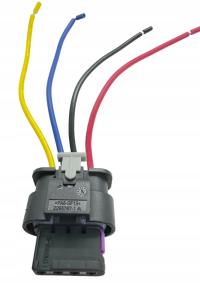 WIĄZKA WTYCZKA KOSTKA MAP SENSOR 4PIN VW AUDI SKODA SEAT PRZEPŁYWOMIERZA