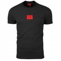 T-shirt męski okrągły dekolt Hugo Boss rozmiar XL Czarna LOGO