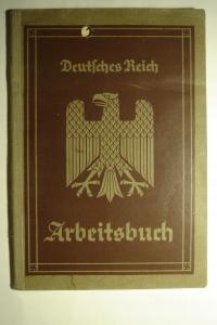 Arbeitsbuch-трудовая книжка-Германия Третий Рейх 1936 г.