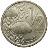 MAROKO 1/2 DIRHAM 2013 RYBY 27A1