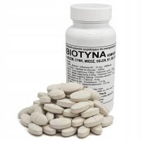 Podkowa Biotyna kompleks 60 tabletek Krzem Cynk Miedź Selen Witaminy B