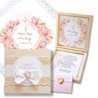 Шатер и коробка для Святого Крещения сувенир для крещения имя дата бохо