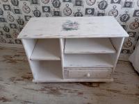 MALOWANA SZAFKA REGAŁ RÓŻE SHABBY CHIC