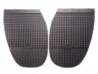 Zelówki duże do butów gumowe mocne chropowate Svig 180 x 135 mm czarny