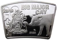 BIG MAJOR CAY 20 DOLLARS 2023 ŚWINIA 40mm PROOF