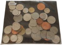 [D3597] Zestaw 50 monet każda inna mix z całego świata piękne stany