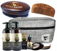 НАБОР ДЛЯ БОРОДЫ КОСМЕТИЧКА КОСМЕТИКА БОРОДАЧ ЩЕТКА РАСЧЕСКА ШАМПУНЬ