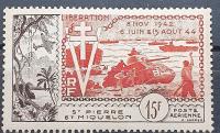 KOLONIE FRANCUSKIE ST.PIERRE & MIQUELON ** 1954 MI 374