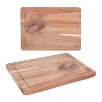 DESKA DO KROJENIA drewniana akacjowa kuchenna do serwowania warzyw