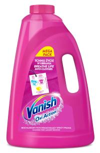 Vanish Oxi Action пятновыводитель жидкость для цветных вещей Pink 3L