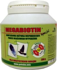 МЕГАБИОТИН 250 г покровитель способствует построению оперения у голубей