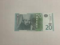 Serbia - 20 dinara - 2013 - UNC