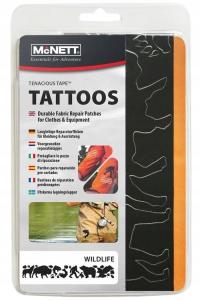 McNETT Tenacious Tattos клейкие патчи для ремонта палатки клей для ремонта куртки