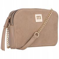 Женская сумка-мессенджер MONNARI Camel без замши с регулируемым ремешком