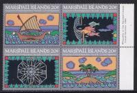 WYSPY MARSHALLA ** Mi 1-4 rysunki