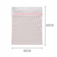 Classic Laundry Bag Pink Zipper Fine Mesh Washing Bags Household Dirty