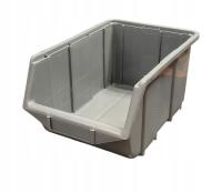 POJEMNIK MAGAZYNOWY SKRZYNKA KUWETA ECOBOX 350x220x160 SZARY