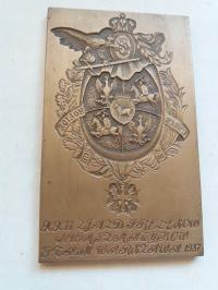 medal plakieta: Zjazd Prezesów Numizm. 1987, S.A. Poniatowski