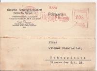 TRZECIA RZESZA -postkarte -druk firmowy -KATOWICE -SZOPIENICE -1940 rok