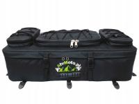 Сумка, чемодан для квадроцикла ATV на спинку 80 см с отступом-черный с перегородками
