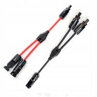 MC4 Kable rozdzielacze ZESTAW MC4 DO PANELI FOTOWOLTAICZNYCH 2 sztuki MC4