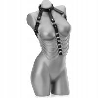 Жгут БДСМ с цепями ошейник нижнее белье садо-мазо для доминирования