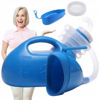 TOALETA PRZENOŚNY PODRÓŻNY PISUAR BUTELKA NA MOCZ UNISEX 2000ML LEKKI 120CM