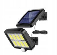 Solar powered LED outdoor lights for walls