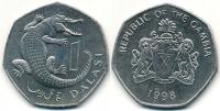 Gambia 1 Dalasi - 1998r ... Monety