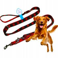 Smycz dla Psa Przepinana Treningowa Dwukolorowa 3,2m 4 długości Szer 20 mm