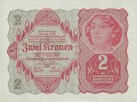 Австрия-2 Кроны-1922-P74-St.1