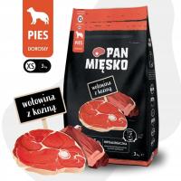 Пан мясо сухой корм для собак говядина Козин овощи маленькие породы XS 3 кг