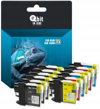 12× Tusze QBIT LC985XL zestaw 12 szt. czarny, cyan, magenta, yellow do Brother