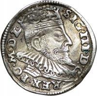 Zygmunt III Waza, Trojak 1593, Wilno, st. ~2-