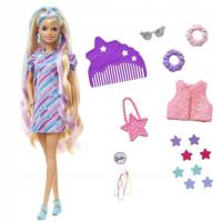 Barbie totally hair lalka plus akcesoria gwiazdki prezent wysoka jakość