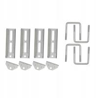 4PCS Łódź przyczepka Bunkets Zestaw 8 -calowy żelazny żelazny 2 0S