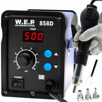 HOTAIR Stacja lutownicza WEP 858D wersja na TRAFO duży nadmuch ciężka !