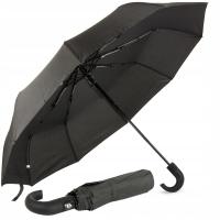 Verk Group parasol automatyczny, składany, XL, z pokrowcem czarny