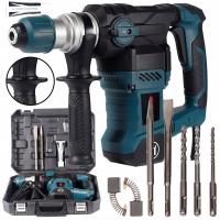 MŁOTOWIERTARKA WIERTARKA SDS+ MŁOT UDAROWA UDAR DŁUTA WIERTŁA WALIZKA SMAR