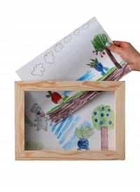 Ramka na rysunki dziecka ramki na dziecięcą sztukę