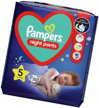 PAMPERS NIGHT PANTS PIELUCHOMAJTKI 5 (12-17) 22SZT