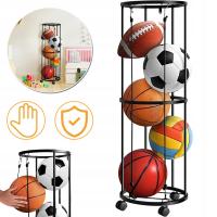 STOJAK NA PIŁKI, DO PIŁKA NOŻNA, PIŁKA DO KOSZA, UCHWYT DO KOSZYKÓWKI