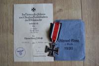 Krzyż żelazny II Kl.1939 zgodny z kopertą i nadaniem 