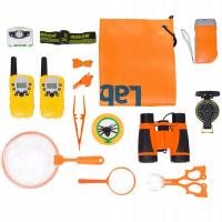 Zestaw survivalowy, prezent dla dzieci. Lornetka, krótkofalówki /LabZZ SK40