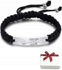 BRANSOLETKA PREZENT DLA CÓRKI OD TATY Z GRAWEREM