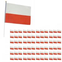 Польский флаг ткань Польша национальный флаг 21X14CM набор 100шт