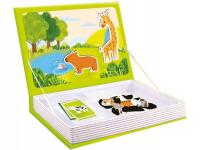 Zabawka edukacyjna SMILY PLAY Książka magnetyczna - Puzzle Zwierzęta 85299