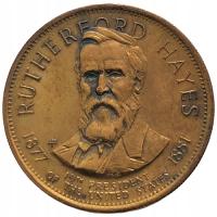 26986. USA, Rutherford Hayes - token/żeton (6,47g, 26mm)