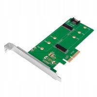 Адаптер LogiLink PC0083 двойной М. 2 SSD SATA и PCIe SATA